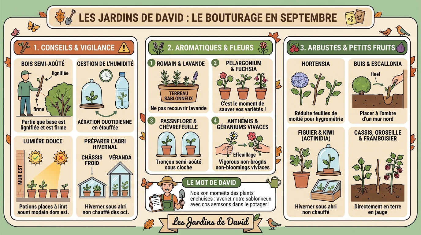 Réaliser des boutures au mois de septembre